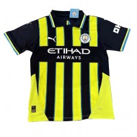Camisa de Futebol Manchester City Equipamento Secundário 2024-25 Manga Curta